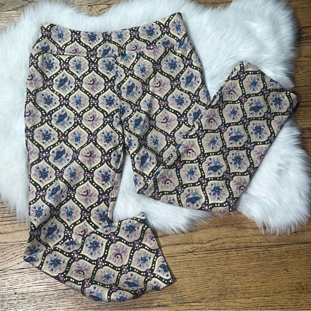 Soft Surroundings Multicolor Floral Pants